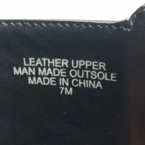 Talbots Rowan Wedge Bootie Leather Size 7M Black Ankle Boot - Picture 12 of 14